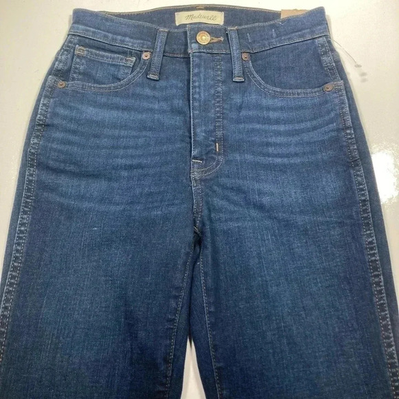 Madewell Jeans Skinny 10” High Rise Skinny Jeans Denim NWT Women’s Size 24 - Picture 4 of 13